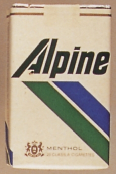 Alpine Menthol Filter cigarettes