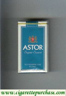 Astor Super Suave Filtro cigarettes