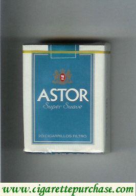 Astor Super Suave Filtro 20 cigarettes