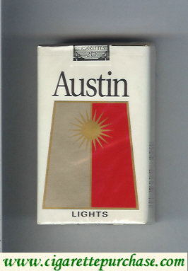 Austin Lights soft box cigarettes