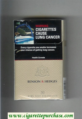How To Order Cigarettes Benson & Hedges Lights Gold