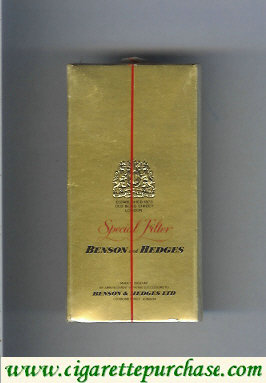 Taste Of Original Cigarettes Benson & Hedges Special Filter