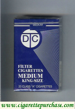 DTC Filter Cigarettes Medium cigarettes soft box