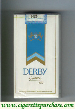 Derby Suaves 100s cigarettes soft box