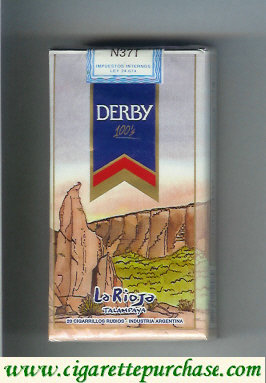 Derby La Rioja 100s cigarettes soft box