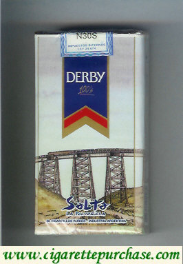 Derby Salta 100s cigarettes soft box
