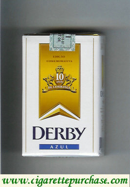 Derby Azul cigarettes soft box