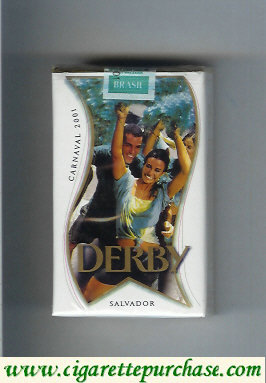 Derby Carnaval 2001 Suave Salvador cigarettes soft box