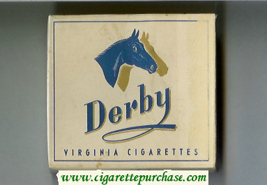 Derby Virginia cigarettes wide flat hard box