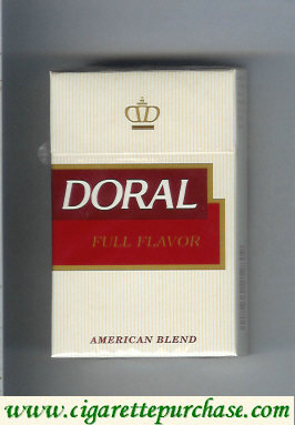 Doral Full Flavor cigarettes hard box