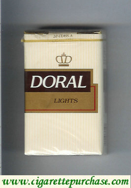 Doral Lights cigarettes soft box