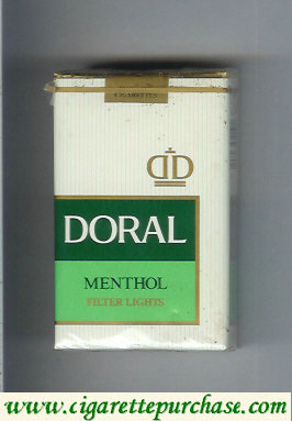 Doral Filter Lights Menthol cigarettes soft box