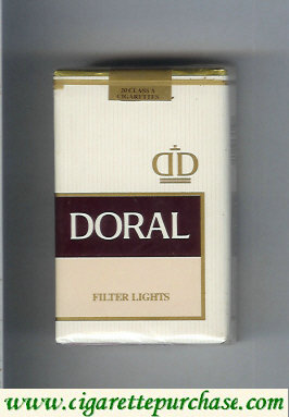 Doral Filter Lights cigarettes soft box