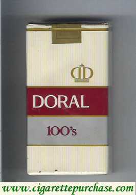 Doral 100s cigarettes soft box
