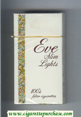 EVE Slim Lights 100s Filter cigarettes hard box