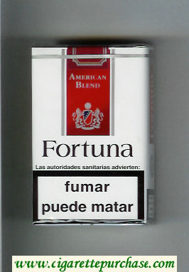 Fortuna American Blend white and red cigarettes soft box