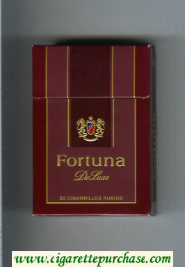 Fortuna De Luxe cigarettes hard box
