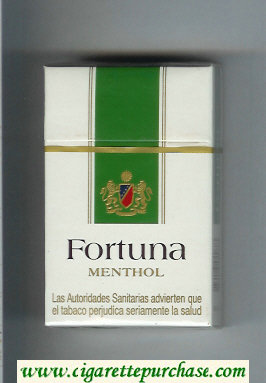 Fortuna Menthol cigarettes hard box