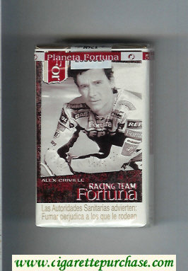 Fortuna Racing Team Alex Criville cigarettes soft box