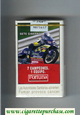 Fortuna Racing Team 7 Campeones. 1 Equipo Sete Gibernau cigarettes soft box