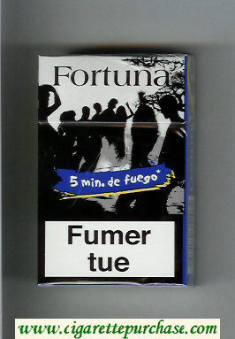 Fortuna. cigarettes Smin.de Fuego blue hard box
