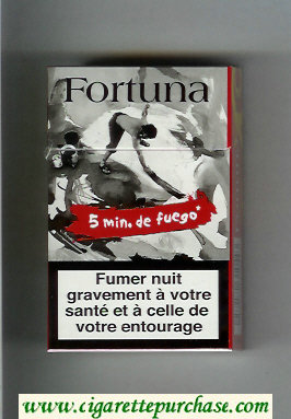 Fortuna. Smin.de Fuego red cigarettes hard box