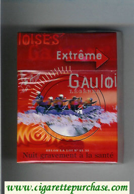 Gauloises Extreme Legeres 30s cigarettes hard box