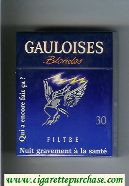 Gauloises Blondes Filtre Qui a Encore Fait Ca ' Blue 30s cigarettes hard box