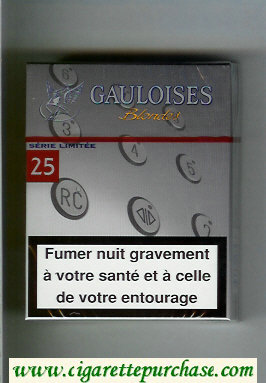 Gauloises Blondes Serie Limitee Cigarettes hard box