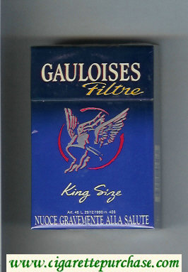 Gauloises Filtre King Size cigarettes hard box