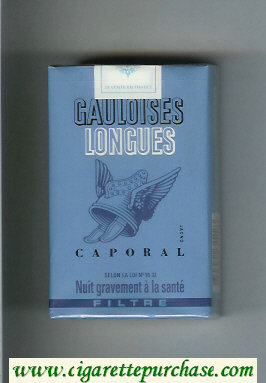 Gauloises Longues Caporal Filtre cigarettes soft box