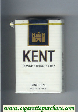 Kent Famous Micronite Filter cigarettes soft box