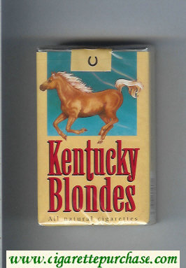 Kentucky Blondes cigarettes soft box