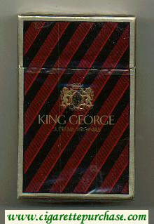 King George hard box cigarettes