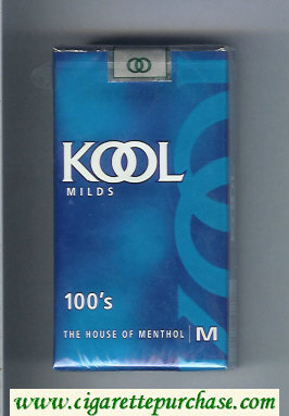 Kool Milds 100s The House of Menthol cigarettes soft box