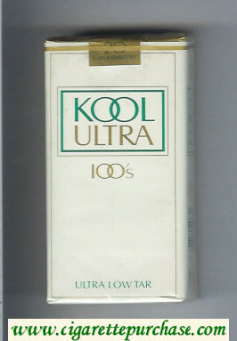 Kool Ultra 100s cigarettes soft box