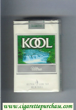 Kool Ultra Menthol cigarettes soft box