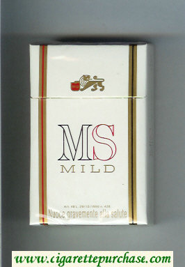 MS Mild cigarettes hard box