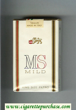 MS Mild cigarettes soft box