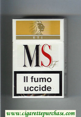 MS ETI F cigarettes hard box