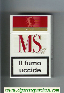 MS ETI M cigarettes hard box