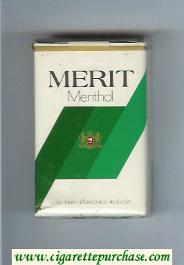 Merit Menthol cigarettes soft box