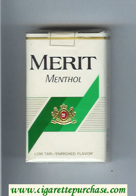 Merit Menthol cigarettes soft box