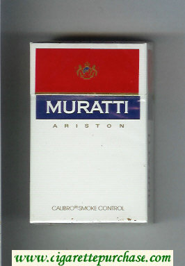 Muratti Ariston cigarettes hard box