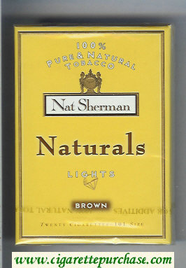 Order Cigarettes Nat Sherman Naturals Yellow