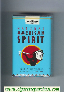 Natural American Spirit Natural blue cigarettes soft box