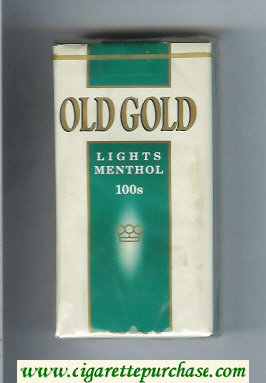 Old Gold Lights Menthol 100s cigarettes soft box