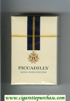 Piccadilly King Size Filter cigarettes hard box