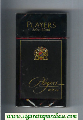 Players Select Blend 100s cigarettes hard box
