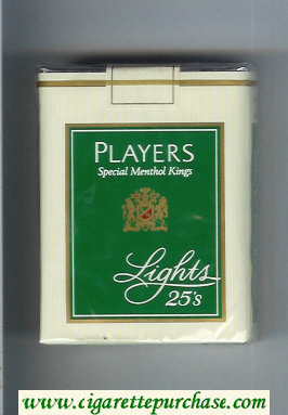 Players Special Menthol Lights 25 cigarettes soft box